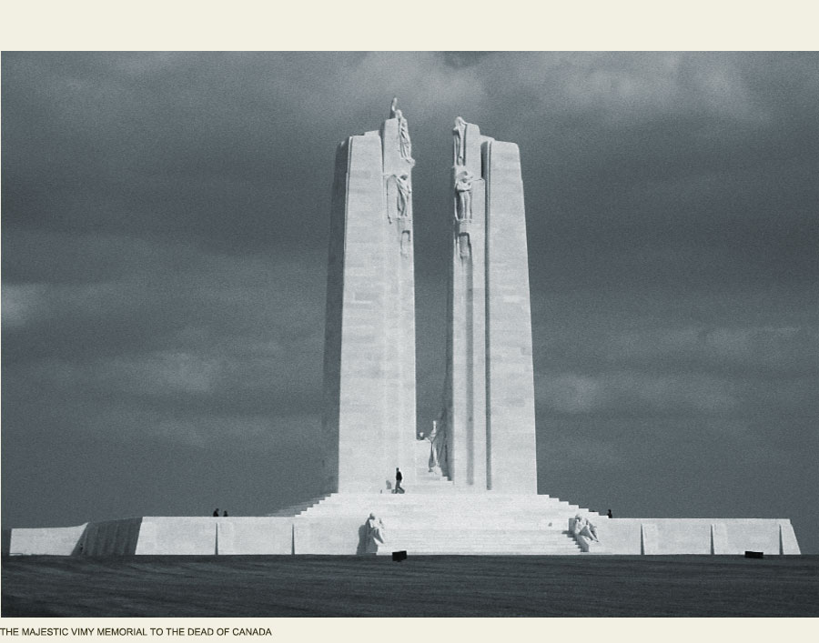 Vimy Memorial, Canadian Great War, Arras France