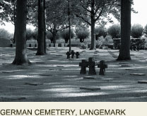 German Cemeterty Langemark, Great War Ypres France